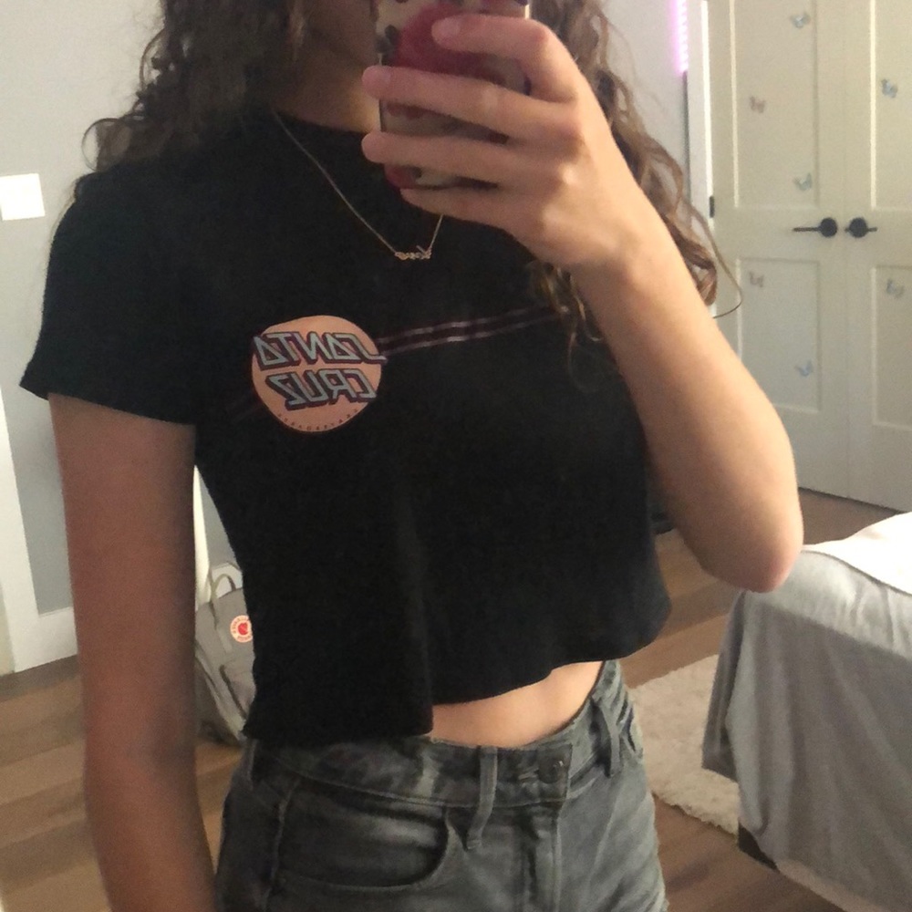 Santa Cruz crop Tee